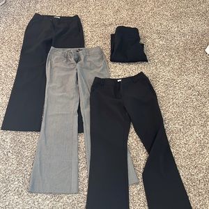LOT OF FOUR Size 6 tall Pants. 1 SPANX 4 NY&Co